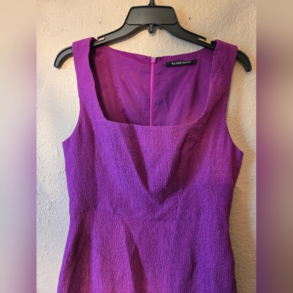 Black Halo Purple Dress Mini Dress Size 8 - Picture 5 of 12
